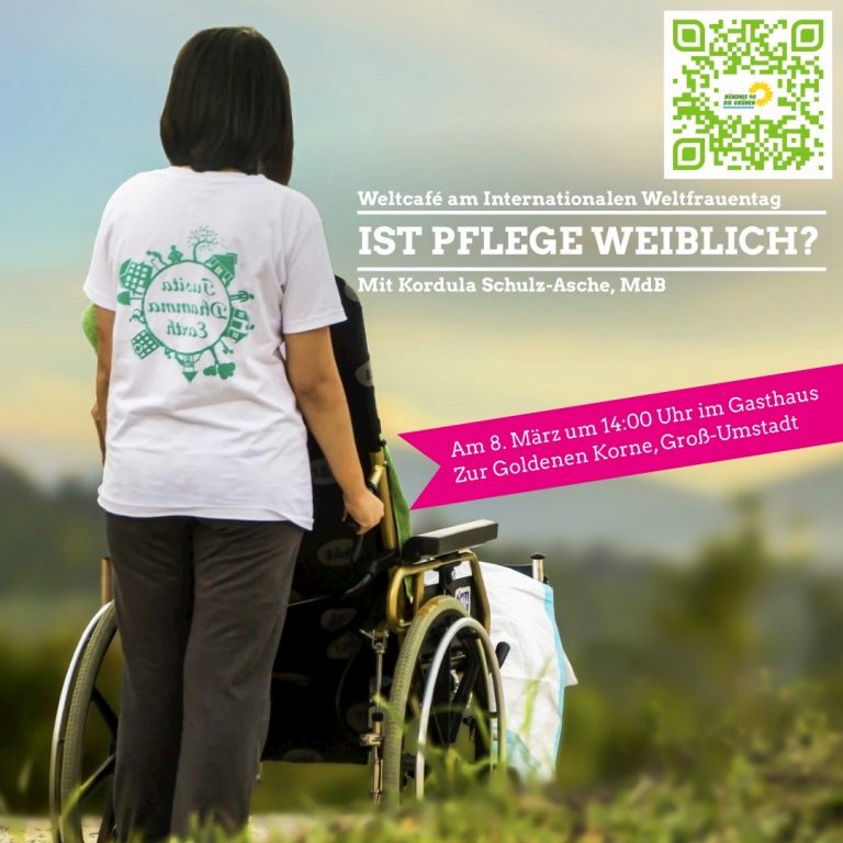 Weltcafé „Ist Pflege weiblich?“ am internationalen Frauentag