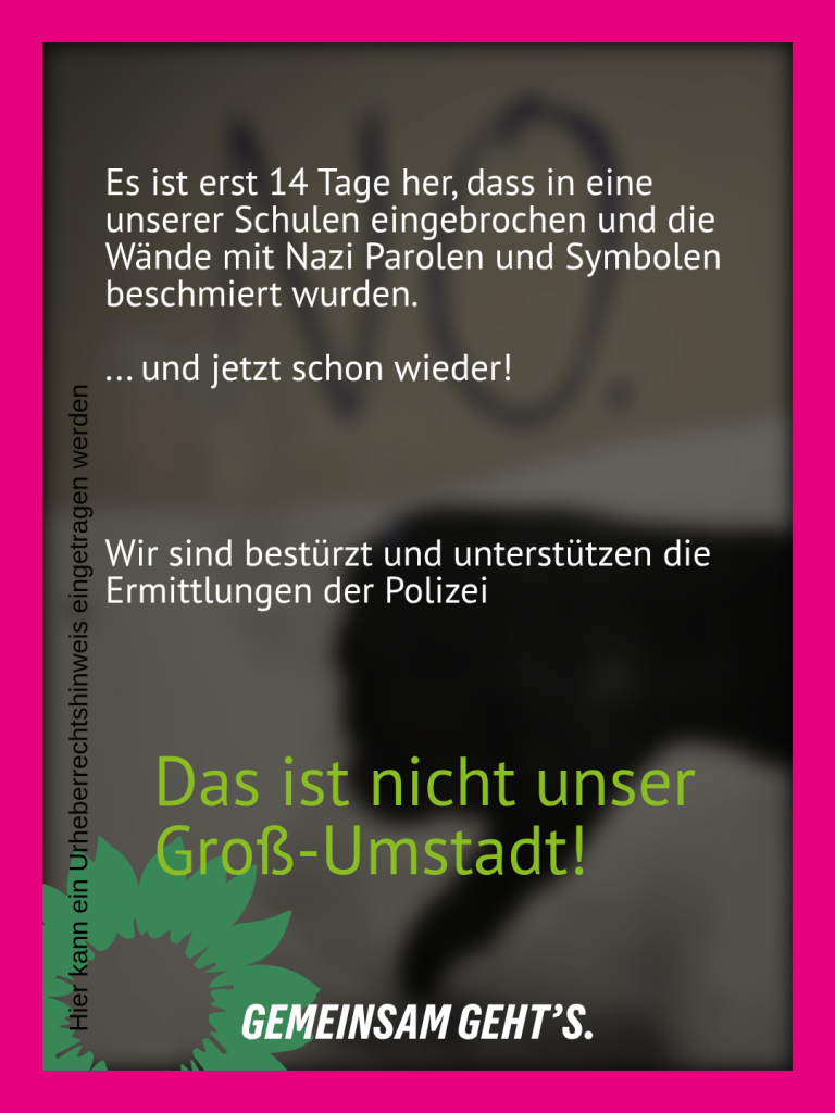 Nazi-Schmierereien an unseren Schulen